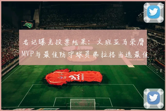 名记曝光投票结果：文班亚马荣膺MVP与最佳防守球员弗拉格当选最佳新秀